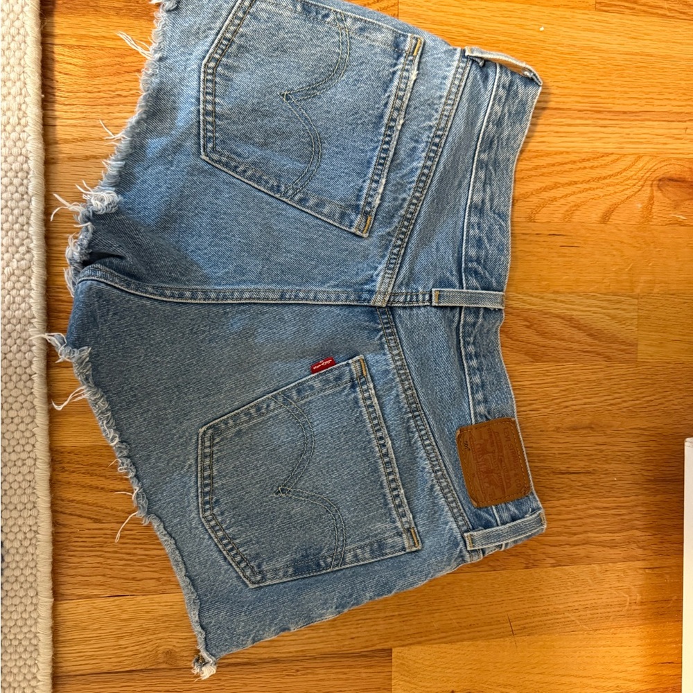 Levi's Women's Light Blue Jean Shorts